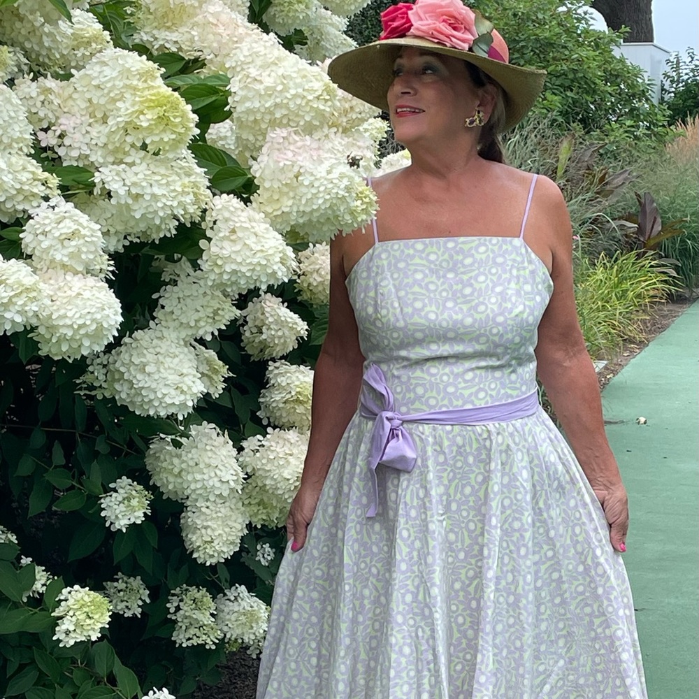J.McLaughlin Lilac & Mint Sundress Sz 10